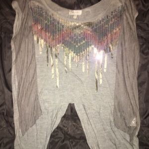 Miss Me crop top size medium